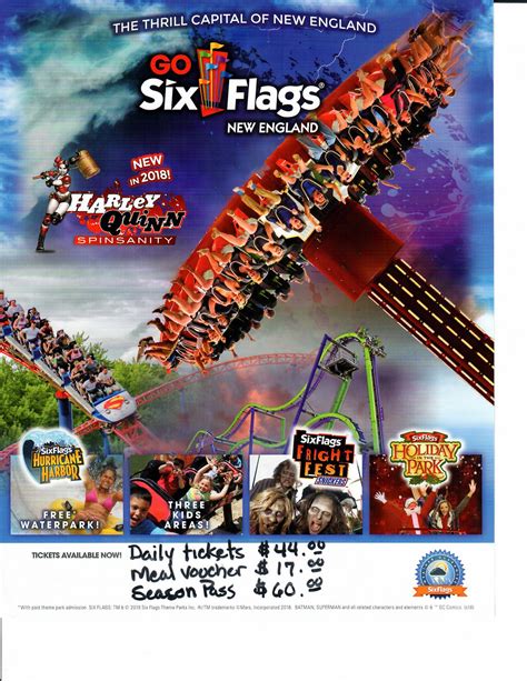 six flags new england tickets